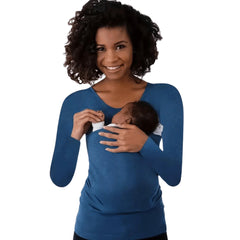 Mom Long Sleeve Kangaroo T-Shirt