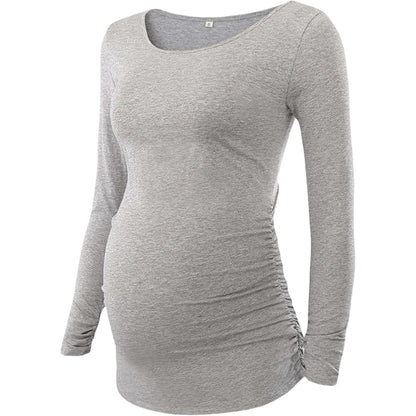Three-quarter Inch Sleeve Maternity T-Shirt