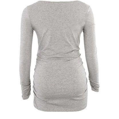 Three-quarter Inch Sleeve Maternity T-Shirt