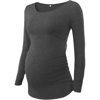 Three-quarter Inch Sleeve Maternity T-Shirt